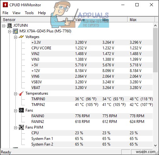 วิธีตรวจสอบอุณหภูมิ CPU บน Windows 10 