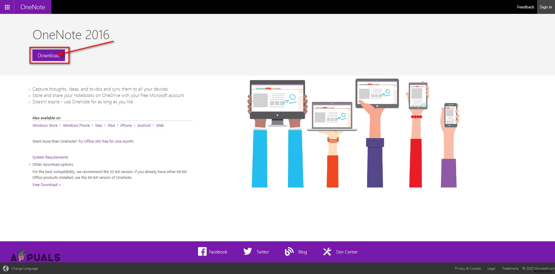 วิธีการติดตั้ง OneNote 2016 แทน OneNote 