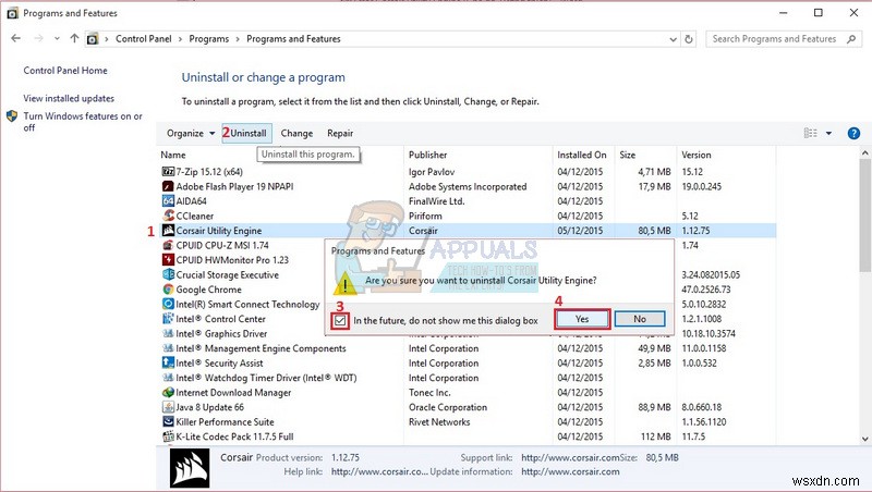 แก้ไข:ข้อผิดพลาดในการอัปเดต Corsair Utility Engine