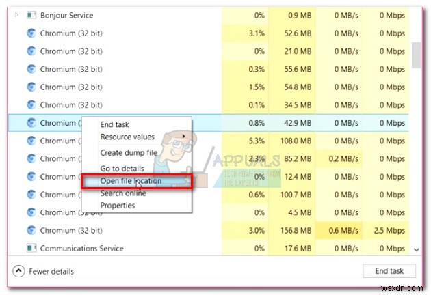 แก้ไข:Chromium จะไม่ถอนการติดตั้ง