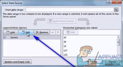 วิธีสลับแกนบนแผนภูมิกระจายใน Excel 