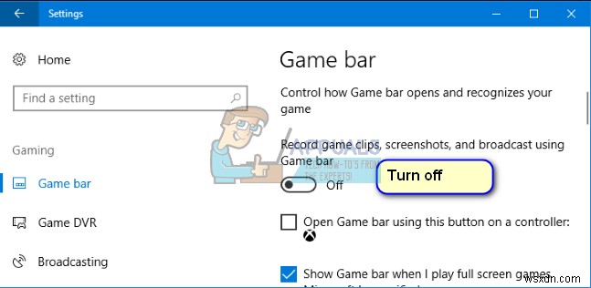  gamebarpresencewriter.exe  คืออะไรและจะปิดการใช้งานได้อย่างไร 