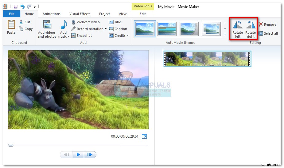 วิธีหมุนวิดีโอสำหรับ Windows Media Player 