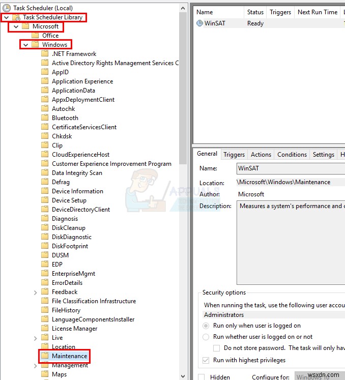 แก้ไข:เครื่องมือ  winsat.exe  การประเมินระบบของ Windows หยุดทำงาน ข้อผิดพลาด