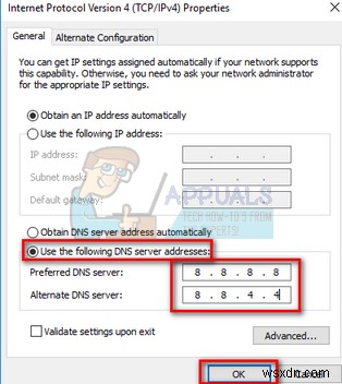 แก้ไข:Windows ไม่สามารถสื่อสารกับอุปกรณ์หรือทรัพยากร (เซิร์ฟเวอร์ DNS หลัก) 