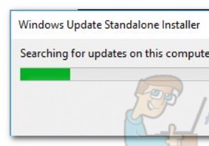 การแก้ไข:ตัวติดตั้งแบบสแตนด์อโลนของ Windows Update ติดอยู่ที่การค้นหาการอัปเดต 