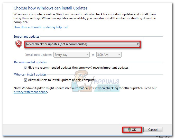 การแก้ไข:ตัวติดตั้งแบบสแตนด์อโลนของ Windows Update ติดอยู่ที่การค้นหาการอัปเดต 