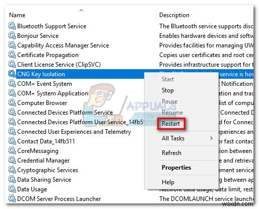 คืออะไร:การแยกคีย์ CNG (lsass.exe) 