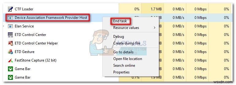 แก้ไข:dasHost.exe CPU สูงและการใช้หน่วยความจำ 