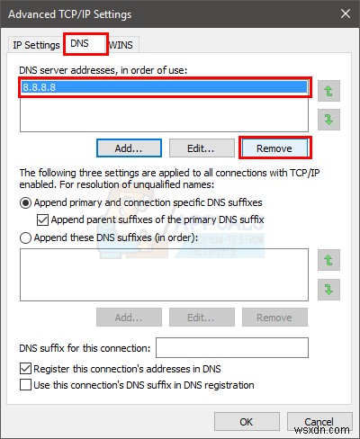 แก้ไข:เซิร์ฟเวอร์ DNS ไม่พร้อมใช้งาน 