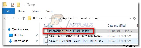 วิธีแก้ไขข้อผิดพลาด Photoshop  ดิสก์ที่ขีดข่วนเต็ม  