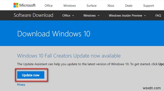 แก้ไข:Windows 10 Update 1709 ไม่สามารถติดตั้งได้ 