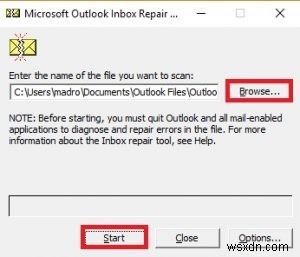 วิธีแก้ไข Outlook “2007, 2010, 2013, 2016” เริ่มต้นในเซฟโหมด 