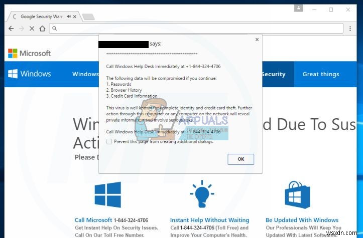 วิธีลบ Windows Help Desk Pop Up Adware 