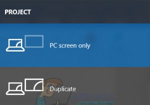 แก้ไข:ตรวจไม่พบจอภาพที่สอง 