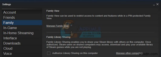 การแชร์คลัง Steam 