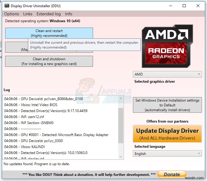 วิธีแก้ไขข้อผิดพลาด AMD 1603 