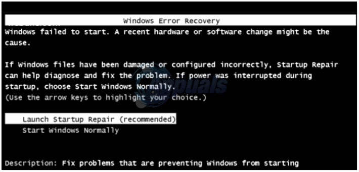แก้ไข:Windows ไม่สามารถเริ่มข้อผิดพลาดในการเริ่มต้น 