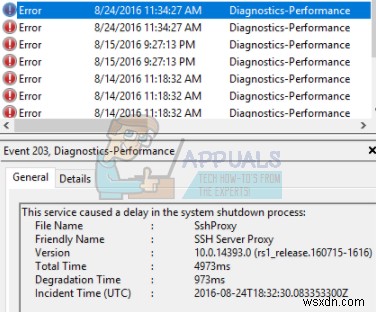 แก้ไข:Windows 10 จะปิดระบบตลอดกาล