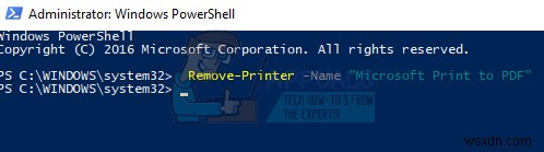 วิธีเพิ่มหรือลบ Microsoft Print เป็น PDF 