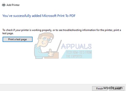 วิธีเพิ่มหรือลบ Microsoft Print เป็น PDF 