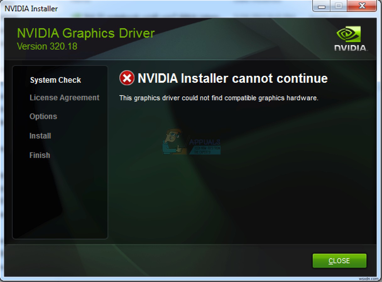 แก้ไข:โปรแกรมติดตั้ง NVIDIA Geforce Experience ล้มเหลว 