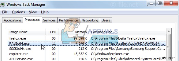 แก้ไข:การใช้งาน CPU สูงโดย RAVBg64.exe 