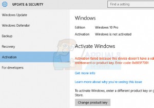 แก้ไข:รหัสข้อผิดพลาดของ Windows 10 0x803F700 
