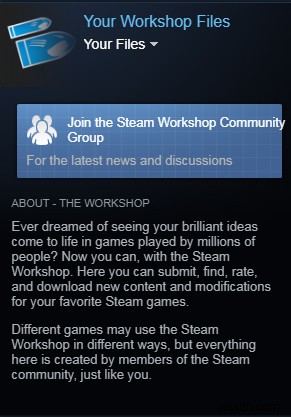 คืออะไร:เวิร์กชอปบน Steam และวิธีใช้งาน 