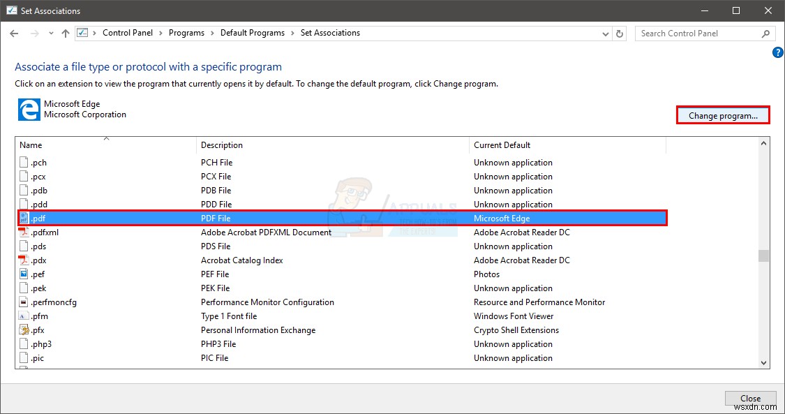 วิธีปิดการใช้งาน Edge PDF Viewer ใน Windows 10 