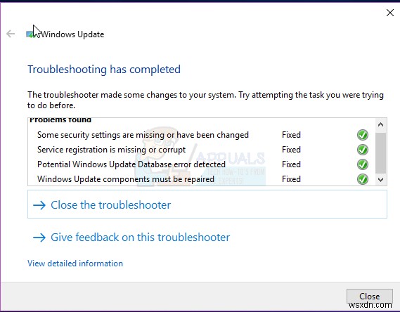 วิธีแก้ไขรหัสข้อผิดพลาดของ Windows Update 0x80080005 บน Windows 10 