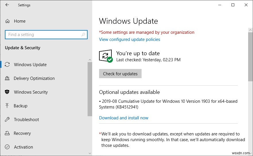 วิธีแก้ไขรหัสข้อผิดพลาดของ Windows Update 0x80080005 บน Windows 10 