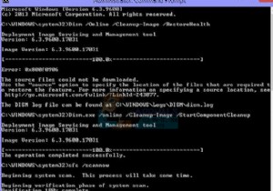 วิธีแก้ไขข้อผิดพลาด DISM 0x800f0906  ไม่สามารถดาวน์โหลดไฟล์ต้นทาง  