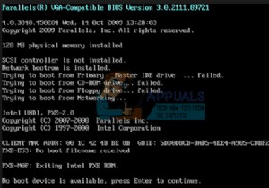 วิธีแก้ไขข้อผิดพลาด “ไม่พบอุปกรณ์บู๊ต” บน Acer, DELL หรือ Toshiba Systems 