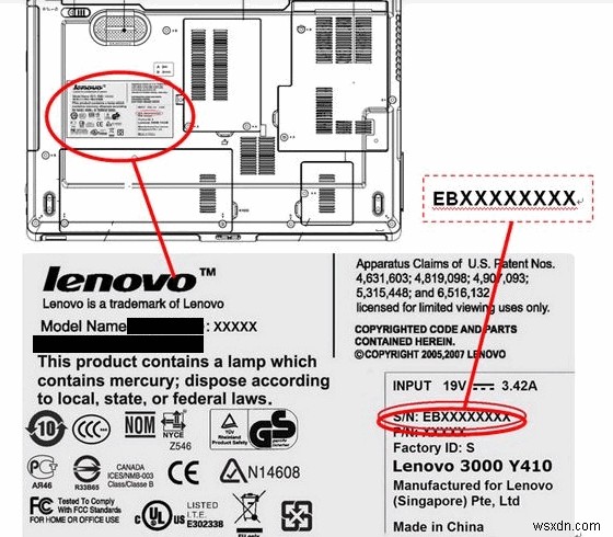 วิธีค้นหาหมายเลขซีเรียล LENOVO ของคุณ 