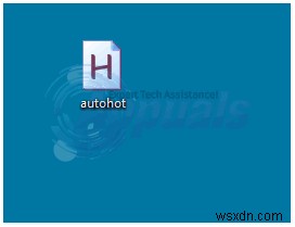 วิธีใช้สคริปต์ AutoHotKey 