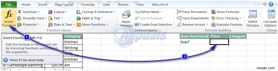 วิธีใช้ VLOOKUP ใน Excel