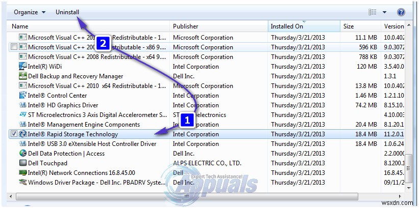 แก้ไข:การใช้งาน CPU สูงโดย IAStorDataSvc 