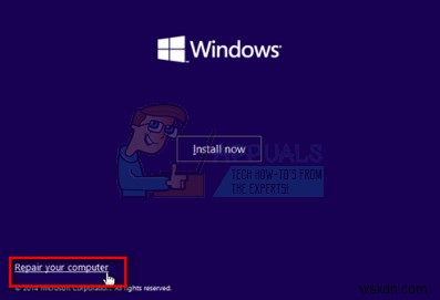 แก้ไข:Windows 10 ติดอยู่ในหน้าจอต้อนรับ 