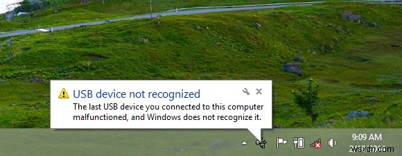 แก้ไข:ไม่รู้จักอุปกรณ์ USB บน Windows 10 