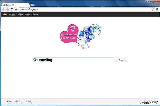 แก้ไข:ลบ Oursurfing.com Browser Hijacker 