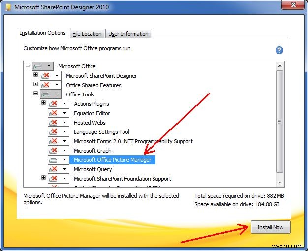 ติดตั้ง Microsoft Office Picture Manager ใน Office 2013 