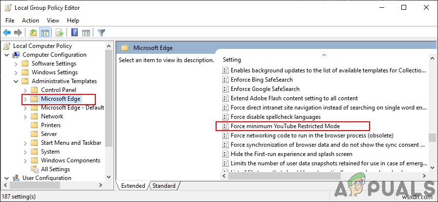 วิธีเปิดใช้งานและปิดใช้งานโหมดที่จำกัดของ YouTube ใน Microsoft Edge 