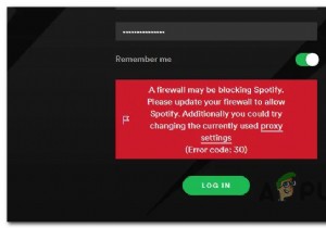 วิธีการแก้ไข  Spotify Error Code 30  