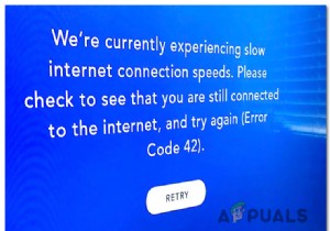 วิธีแก้ไข  รหัสข้อผิดพลาด 42  ของ Disney Plus 