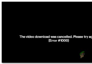 วิธีการแก้ไข Twitch  ข้อผิดพลาด 1000  