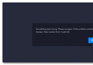 จะแก้ไขรหัสข้อผิดพลาด Disney+ 83 ได้อย่างไร 