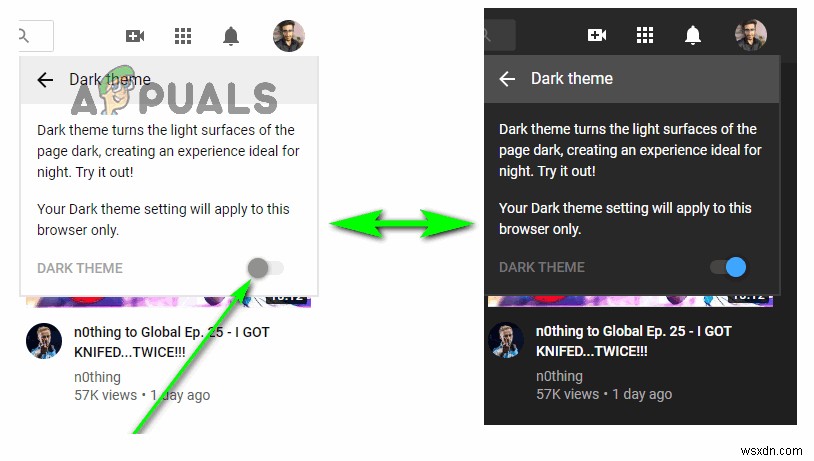 วิธีเปลี่ยน YouTube เป็นโหมดมืด 