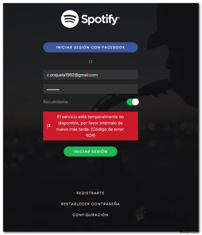 ข้อผิดพลาดในการเข้าสู่ระบบ Spotify 404:การแก้ไขปัญหา 