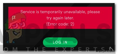 จะแก้ไข Spotify Error Code 2 ได้อย่างไร 